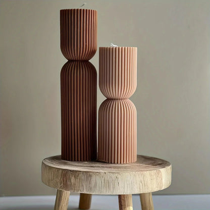 Cylindrical Aesthetic Candle Molds