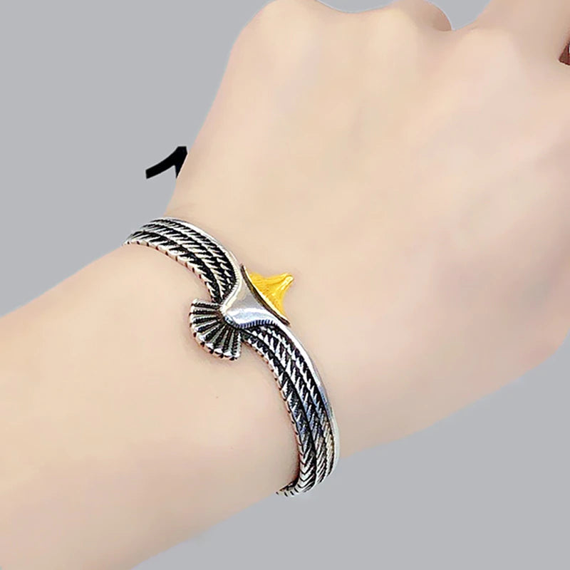 Viking Eagle Cuff Bracelet