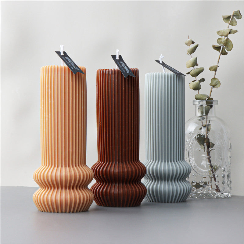 Cylindrical Aesthetic Candle Molds