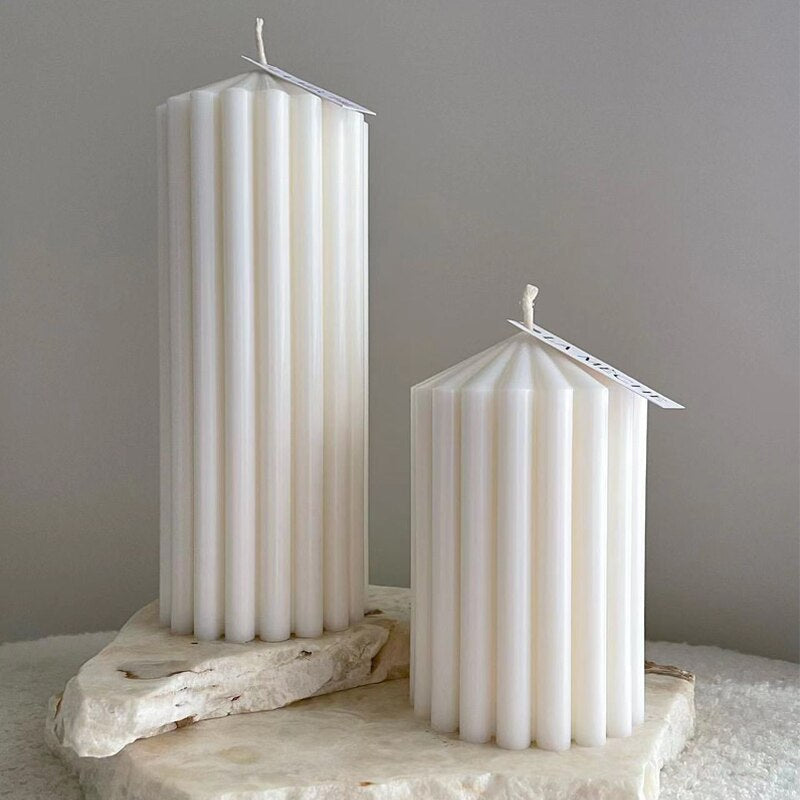 Cylindrical Aesthetic Candle Molds