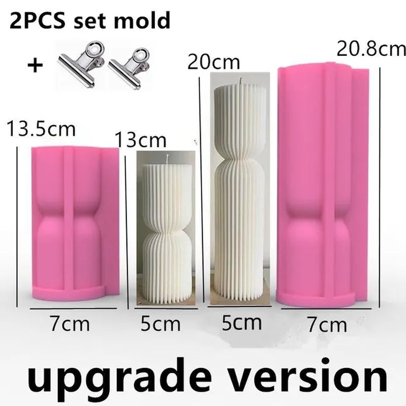 Cylindrical Aesthetic Candle Molds