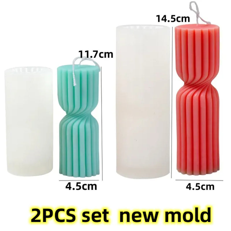 Cylindrical Aesthetic Candle Molds