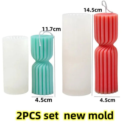 Cylindrical Aesthetic Candle Molds